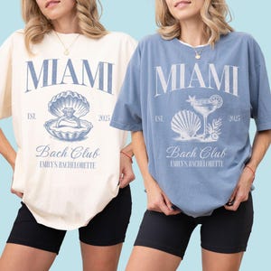 Miami Bachelorette Shirts, Beach Bachelorette Party Tshirt, Florida Bachelorette Shirts, Beach Bridal Party Comfort Colors, Miami Bach Tees