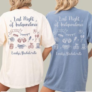 4th of July Bachelorette Shirts, Independence Day Bachelorette Shirt, Fourth of July Bach Tshirt, Patriotic Bridal Party Comfort Colors Tees