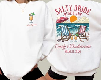 Last Splash Bachelorette Sweathirts, Beach Bachelorette Crewnecks, Mermaid Bach Shirts, Coastal Bachelorette Sweaters, Tropical Bach Tops