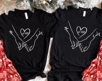 Matching Mother Daughter Shirts, Personalized Mom And Daughter Shirts, Christmas Gift For Mom From Daughter, Custom Mama Daughter Tshirts