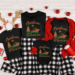 Custom Christmas Cruise Shirt, Matching Christmas Cruise T-Shirt, Personalized Family Christmas Cruise Tshirt, Christmas Cruise Vacation Tee