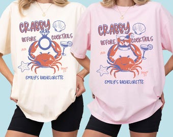 Last Splash Bachelorette Shirts, Beach Bachelorette Tshirts, Crabby Bach T Shirt, Coastal Bachelorette Tees, Tropical Bach Comfort Colors