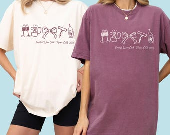 Aangepaste wijn vrijgezellenshirts, Winery Bachelorette Comfort kleuren, Napa Bachelorette Tees, wijnproeverij Bach Merch, Vino Bach Party-T-shirt