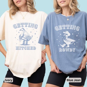 Camisetas divertidas de despedida de soltera del oeste, camisetas de moda para despedidas de soltera vaqueras, camisetas de despedida de soltera campestre, camisetas de despedida de soltera de Nashville con colores cómodos imagen 5