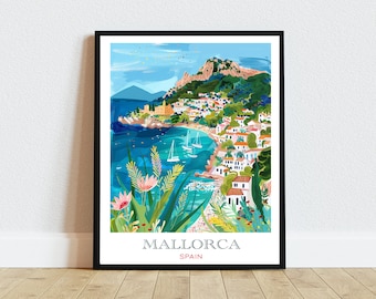 Mallorca Spain Scenery Art - Printable Digital Download, Home Decor Wall Art, Perfect Housewarming Gift