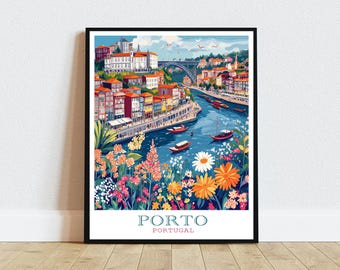 Porto Portugal Art Print: European Travel Home Decor (Digital Download)
