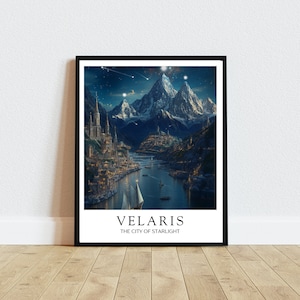 Velaris Printable Art - The Night Court Print, Instant Digital Download, ACOTAR