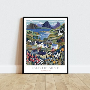Isle of Skye Scotland Art Print, Majestic Landscape Digital Download, Home Decor Wall Art, Scottish Highlands Gift