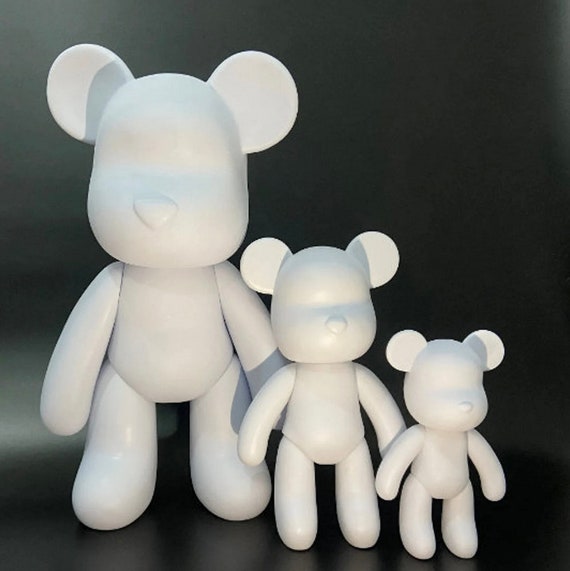 Bear Painting Kit Gift for Couples Fluid DIY Bear Brick Painting Set,  Acrylic Pour Bear Figurine DIY, Violent Bear Sale & Limited Stock 