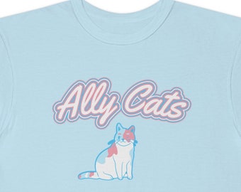 Koszulka Trans Ally Zabawna koszulka Pride Pride Puns Koszulka z grafiką z przodu i z tyłu