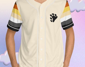 Koszulka baseballowa Bears Gay Pride Flag