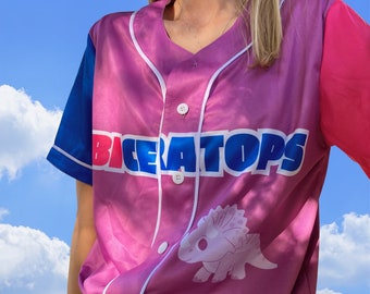 Koszulka baseballowa Bisexual Pride Koszulka zespołu Biceratops