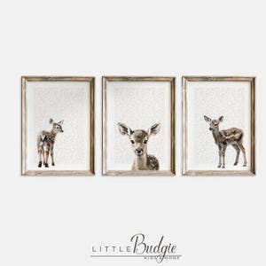 Prints bos hertenkwekerij: beige bohobladdecor (digitale download)