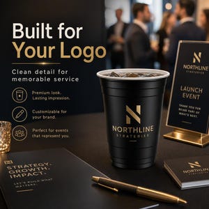 Vasos de plástico personalizados para fiestas: impresión a medida, bodas y eventos.