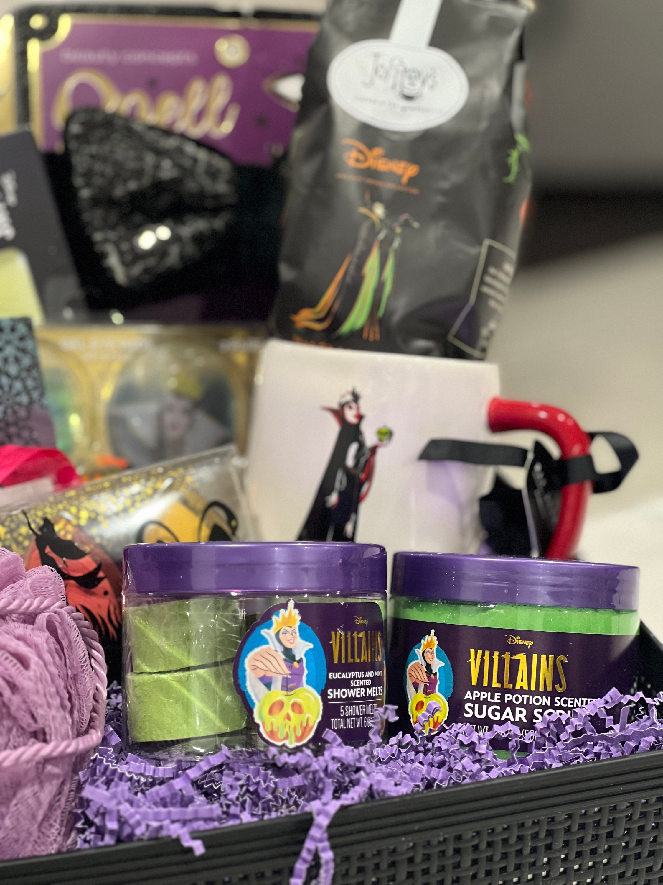 Disney Villains Spa Gift Basket Etsy