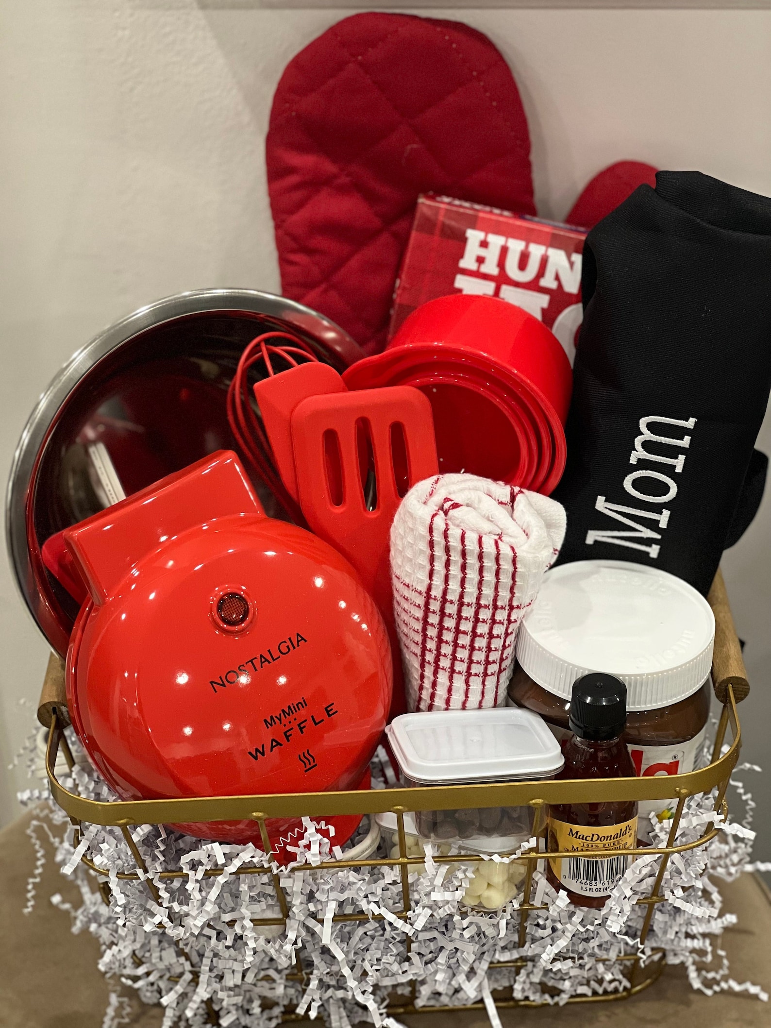 Mini Waffle/pancake Breakfast Basket Etsy