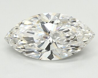 Marquise 2.50ct G VVS2, Lab Grown Loose Diamond - With IGI Certification - Diamond For Ring