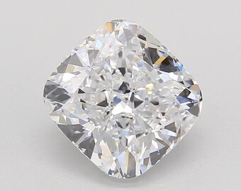 Kussen 3,04 ct H VS1, IGI-gecertificeerde lab-grown diamant, 3,02 CT H/VS1 kussen aangepaste verlovingsring