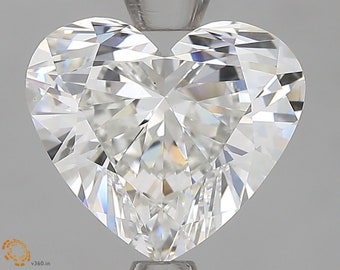 Heart 2.01ct F VS1 | Anniversary gift diamond | Engagement gift diamond with Certified diamond | Lab Loose diamond.