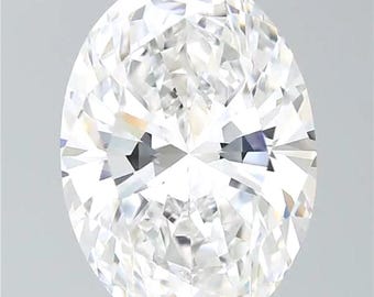 Oval 11.28ct E VS1, Lab Grown Loose Diamond With IGI Certification