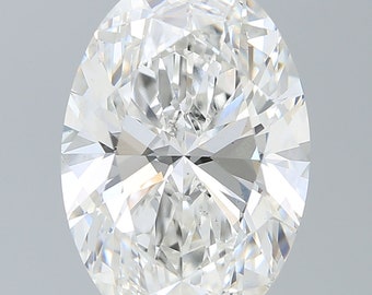 Oval 10.12ct F VS1 / Lab Grown IGI Certified Diamond For Engagement Ring / Loose Diamond