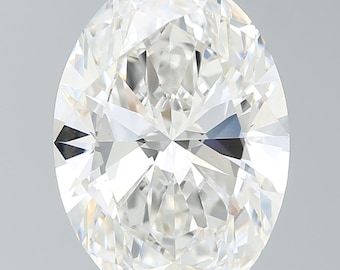 Oval 10.49ct F VS1, Lab Grown Diamond | IGI Certified For Anniversary Gift Engagement Ring