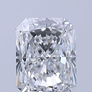 1.00ct Radiant Cut Natural Diamond E VVS1 GIA Certified | Brilliant Step Cut Loose Diamond for Engagement Ring