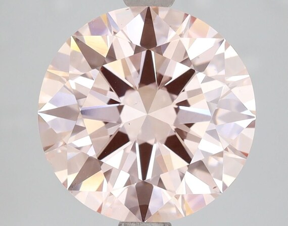 Round 3.52ct Fancy Intense Pink VS1, Loose Lab Grown Diamond