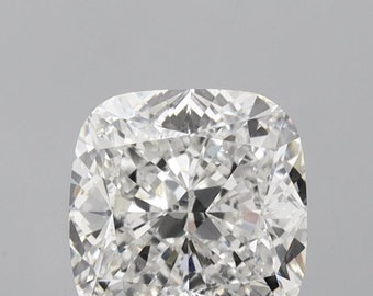 Cushion 3.04ct F VS1 | Lab loose diamond with solitary diamond | IGI Certificated diamond | Cleared diamond.