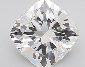 Cushion 2.90ct E VVS1, Excellent Cut Lab Grown Diamond, IGI Certified Loose Diamond for Custom Wedding Band, Earrings or Pendant.