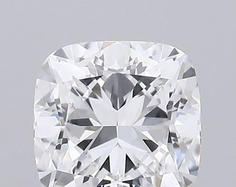 1 to 5 carat Cushion Shape Lab Grown Diamond With IGI Certified Diamond For Engagement Ring / D-E-F-G-H color / VS+ Clarity