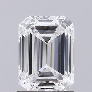 Emerald 1ct D VVS2, Lab Grown Loose Diamond, IGI Certified, Engagement ring and Pendants - Antiquecut