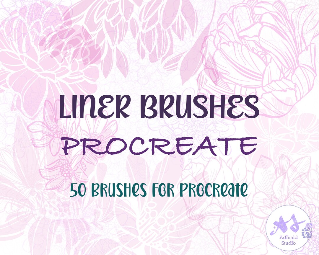 Procreate Line Art Brushes Procreate Line Brushes Liner Etsy