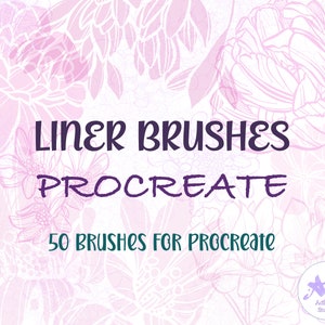 Procreate Line Art Brushes, Procreate Line Brushes, Liner Brushes Procreate, Procreate Brushes, Brushes Procreate,