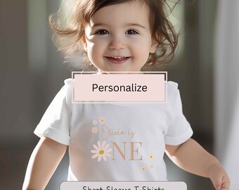 1st Birthday Girl, 1st Birthday Gift, Birthday Girl Shirt, Custom Name First Birthday Shirt, One Birthday Shirt, 1st Birthday Outfit