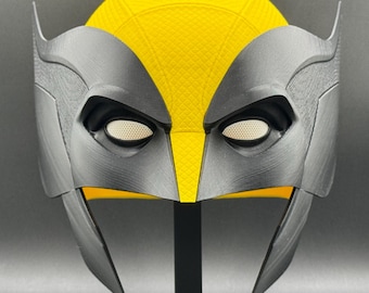 Wolverine Inspired Deadpool & Wolverine Screen Accurate Helmet Cosplay 3D Printed (Sideburns Version)