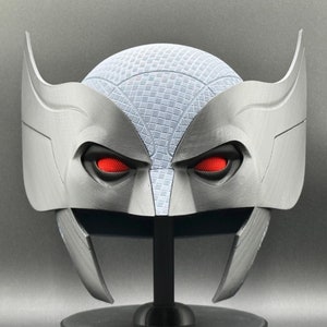 Wolverine Inspired Deadpool & Wolverine Sideshow Figurine Helmet Cosplay 3D Printed (X-Force Version)