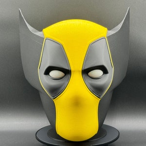 Poolverine Deadpool & Wolverine Inspired Mash-Up Helmet/Mask 3D Printed Cosplay