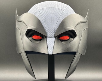 Wolverine Inspired Deadpool & Wolverine Screen Accurate Helmet Cosplay 3D Printed (X-Force Sideburns Version)