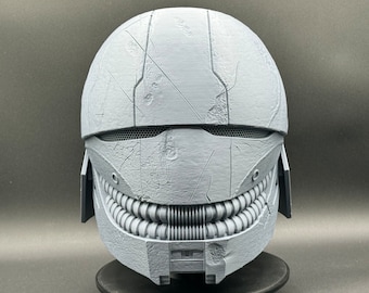 Acolyte Sith Stranger Qimir Inspired Helmet Cosplay 3D Printed Raw DIY Kit