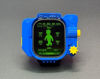 Pip Boy Cover/Faceplate For Apple Watch 3D Printed