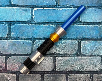 Obi-Wan Kenobi Original Trilogy Inspiriert Lichtschwert Cosplay Prop mit Klappklinge (3D Gedruckt)