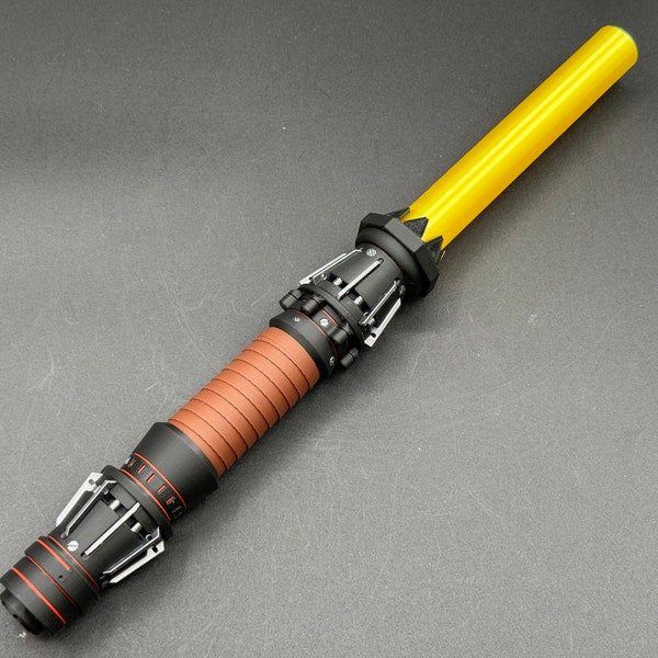 Rey Skywalker Inspired Lightsaber Cosplay Prop w/ Collapsible Blade (3D Printed)