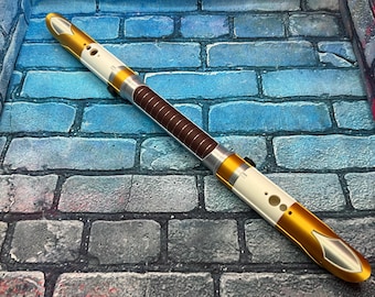 Jedi Temple Guard Staff Saber | RGB-S16 FX Lightsaber | 3D Printed | Smooth Swing | 12 Blade Colors