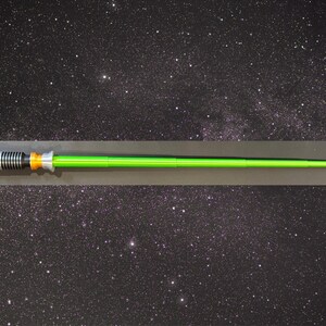 Spada laser ispirata a Luke Skywalker con lama pieghevole (stampata in 3D) immagine 7