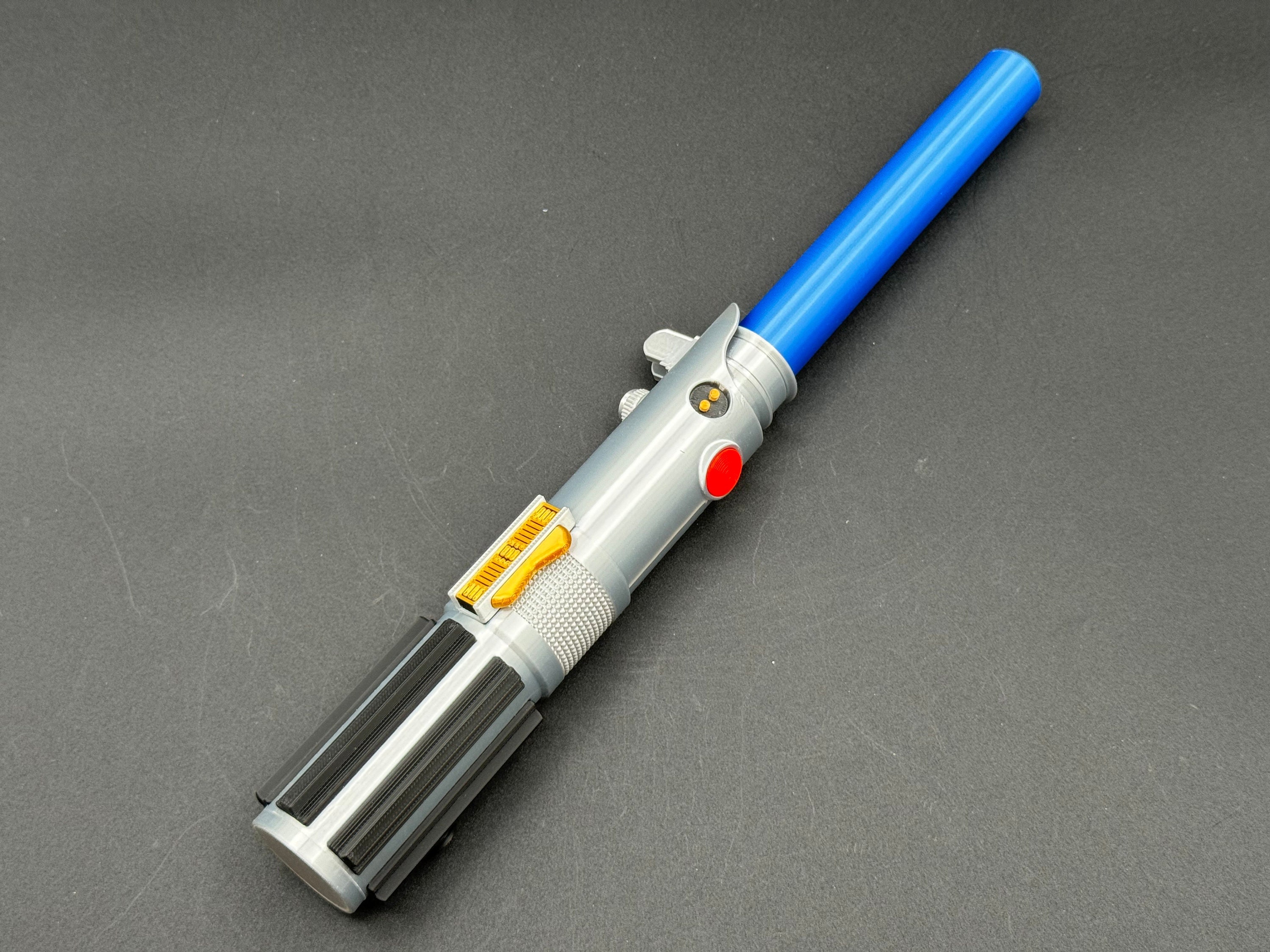 Anakin Skywalker Inspired Lightsaber Cosplay Prop W Collapsible Blade 3D Printed Etsy