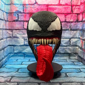 Venom Inspired Eddie Brock Helmet/Mask 3D Printed Cosplay