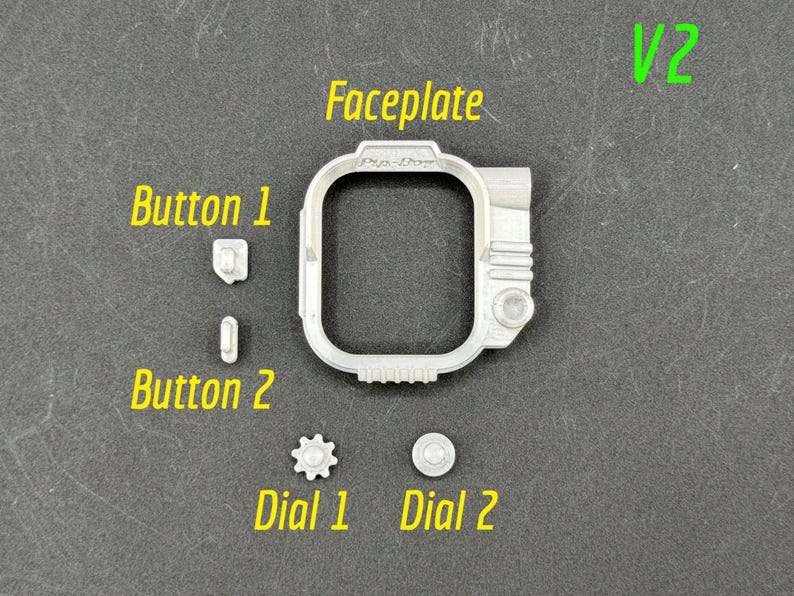 Pip Boy Cover/Faceplate For Apple Watch 3D Printed V2 - LOGO