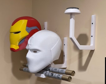 Cosplay Helmet Wall Mount Display Holder 3D Printed