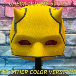 Casco/máscara de Daredevil Born Again, impresión 3D (versión Black Shadowland) imagen 11